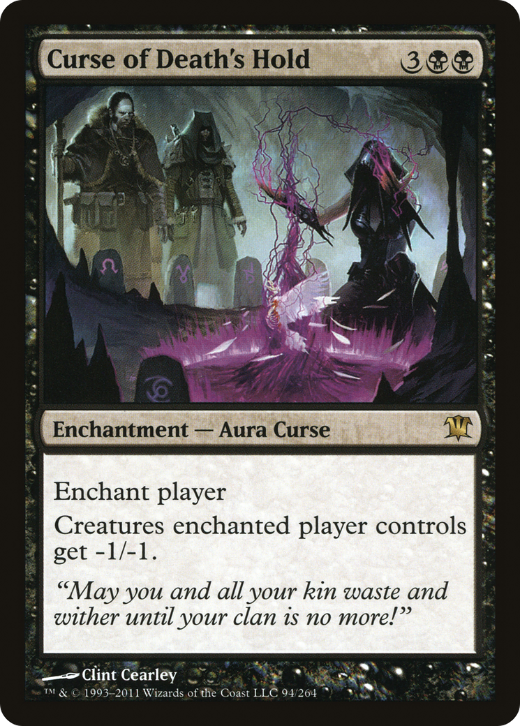 Curse of Death's Hold (ISD-094) [Innistrad] Foil MTG Single Wizards of the Coast