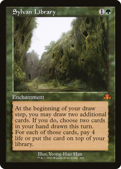 Sylvan Library (DMR-350) [Dominaria Remastered] MTG Single Wizards of the Coast