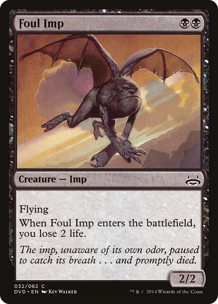 Foul Imp (DD3-032) [Misc] Duel Decks Anthology: Divine vs. Demonic MTG Single Wizards of the Coast