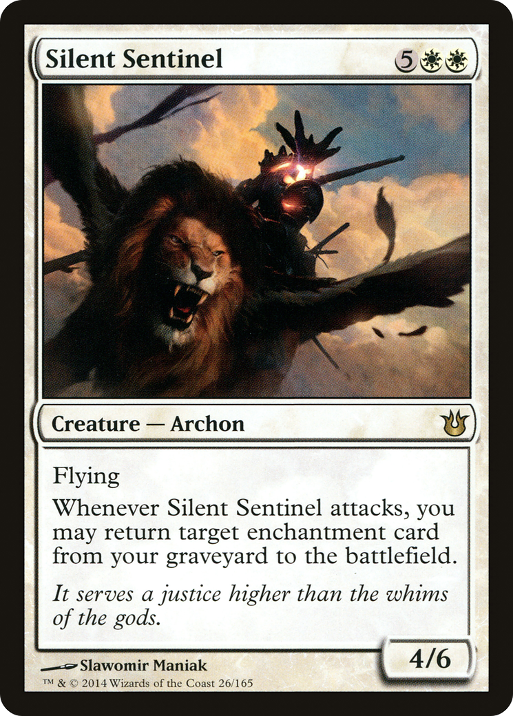Silent Sentinel (BNG-026) [Born of the Gods] Foil MTG Single Wizards of the Coast