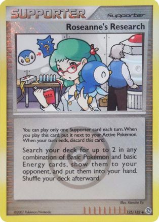 Roseanne's Research - 125/132 (League Promo) Reverse Holofoil [Promos: League & Championship Cards] Pokemon Single Pokémon