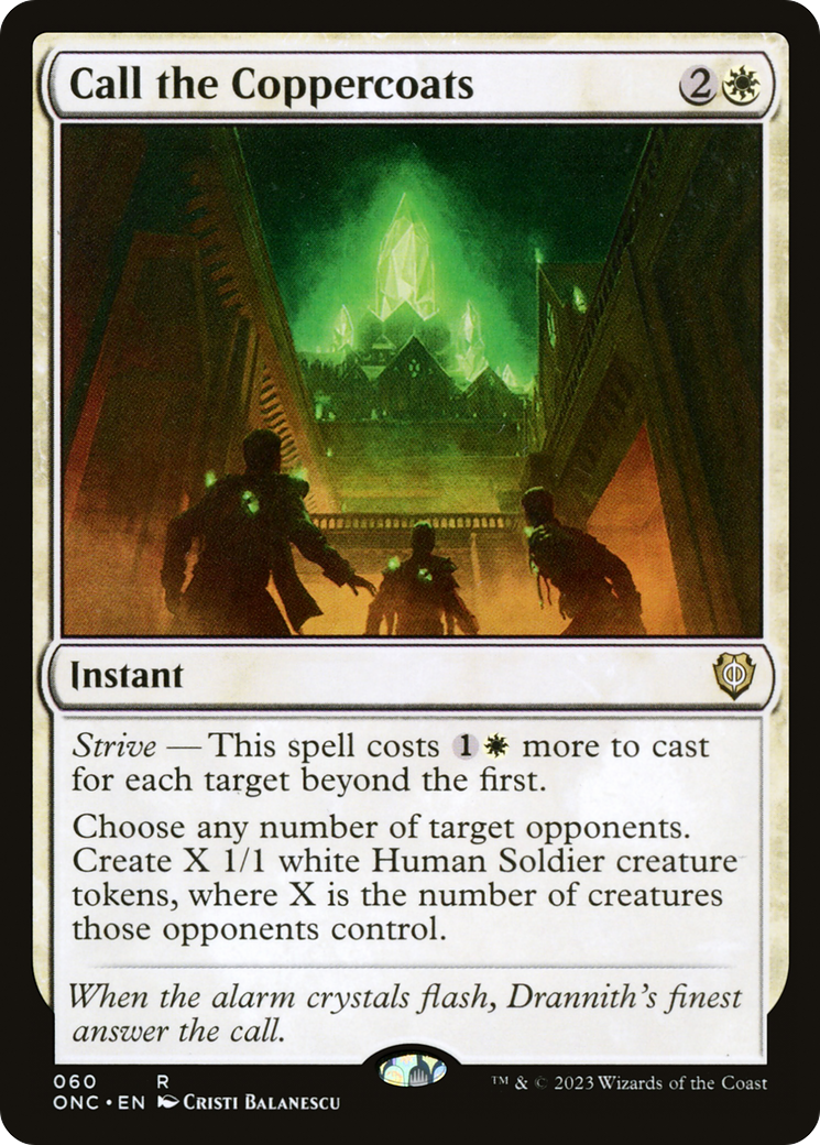Call the Coppercoats (ONC-060) [Phyrexia: All Will Be One Commander] MTG Single Wizards of the Coast