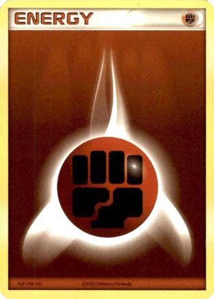 Fighting Energy (2005 Unnumbered) () [Promos: League & Championship Cards] Pokemon Single Pokémon