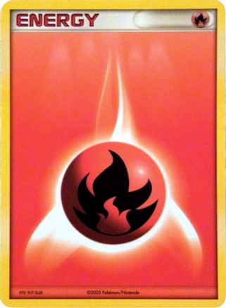 Fire Energy (2005 Unnumbered) () [Promos: League & Championship Cards] Pokemon Single Pokémon