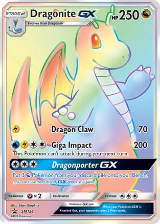 Dragonite GX - SM156 (/248) Holofoil [SM: Black Star Promos] Pokemon Single Pokémon