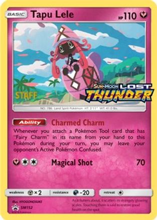 Tapu Lele - SM152 (Prerelease) [Staff] () Holofoil [SM: Black Star Promos] Pokemon Single Pokémon