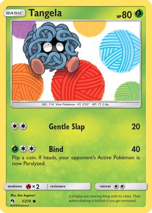 Tangela (1/214) [SM: Lost Thunder] Pokemon Single Pokémon