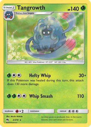 Tangrowth (/214) Reverse Holofoil [SM: Lost Thunder] Pokemon Single Pokémon