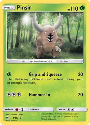 Pinsir (/214) [SM: Lost Thunder] Pokemon Single Pokémon