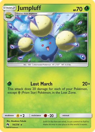 Jumpluff (/214) Reverse Holofoil [SM: Lost Thunder] Pokemon Single Pokémon