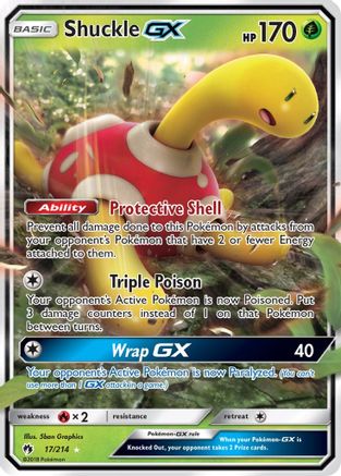 Shuckle GX (17/214) Holofoil [SM: Lost Thunder] Pokemon Single Pokémon