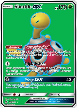 Shuckle GX (Full Art) (/214) Holofoil [SM: Lost Thunder] Pokemon Single Pokémon