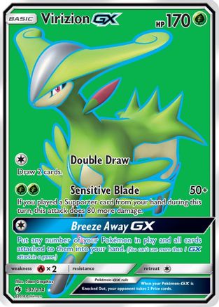 Virizion GX (Full Art) (/214) Holofoil [SM: Lost Thunder] Pokemon Single Pokémon