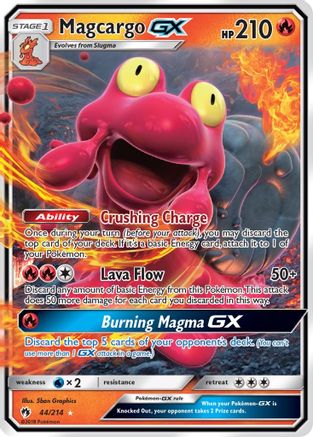 Magcargo GX (/214) Holofoil [SM: Lost Thunder] Pokemon Single Pokémon
