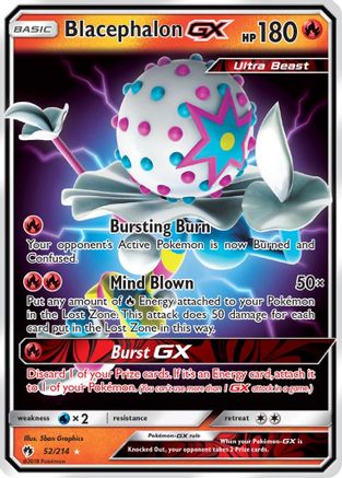 Blacephalon GX (52/214) Holofoil [SM: Lost Thunder] Pokemon Single Pokémon