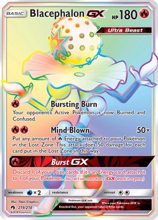 Blacephalon GX (Secret) (/214) Holofoil [SM: Lost Thunder] Pokemon Single Pokémon
