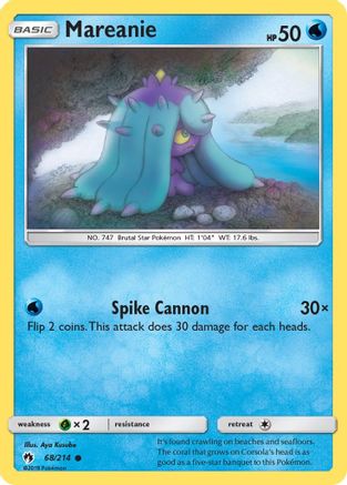 Mareanie (68) (/214) [SM: Lost Thunder] Pokemon Single Pokémon