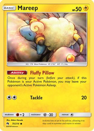 Mareep (75/214) [SM: Lost Thunder] Pokemon Single Pokémon