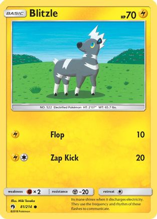 Blitzle (/214) [SM: Lost Thunder] Pokemon Single Pokémon