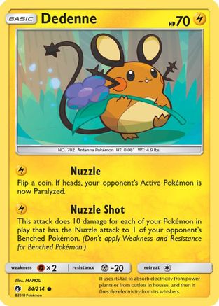 Dedenne (84/214) [SM: Lost Thunder] Pokemon Single Pokémon