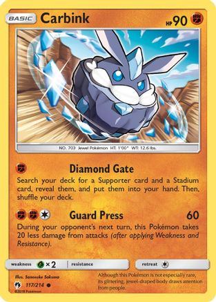 Carbink (117) (/214) [SM: Lost Thunder] Pokemon Single Pokémon