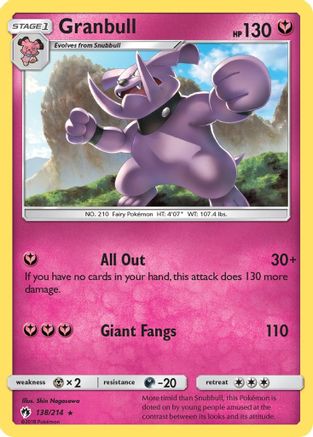 Granbull (138/214) [SM: Lost Thunder] Pokemon Single Pokémon