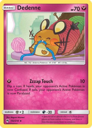 Dedenne (142/214) [SM: Lost Thunder] Pokemon Single Pokémon