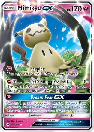 Mimikyu GX 149/214 Holofoil [SM: Lost Thunder] Pokemon Single Pokémon