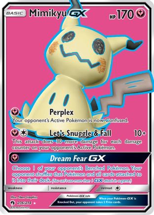 Mimikyu GX (Full Art) (/214) Holofoil [SM: Lost Thunder] Pokemon Single Pokémon
