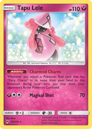 Tapu Lele (/214) Holofoil [SM: Lost Thunder] Pokemon Single Pokémon