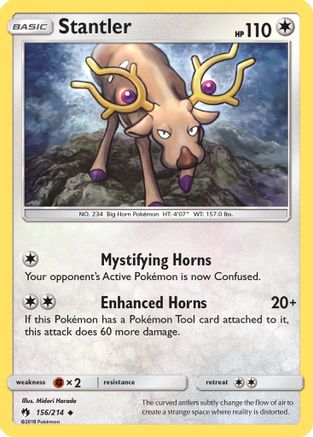 Stantler (/214) Reverse Holofoil [SM: Lost Thunder] Pokemon Single Pokémon