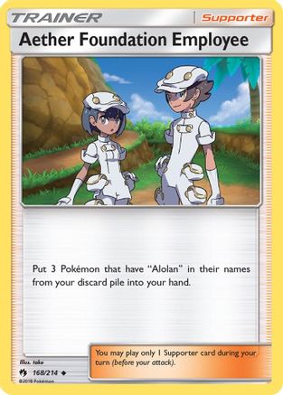 Aether Foundation Employee (/214) [SM: Lost Thunder] Pokemon Single Pokémon