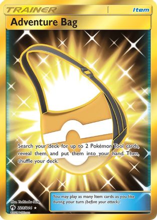 Adventure Bag (Secret) (/214) Holofoil [SM: Lost Thunder] Pokemon Single Pokémon