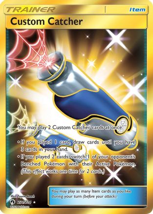 Custom Catcher (Secret) (/214) Holofoil [SM: Lost Thunder] Pokemon Single Pokémon