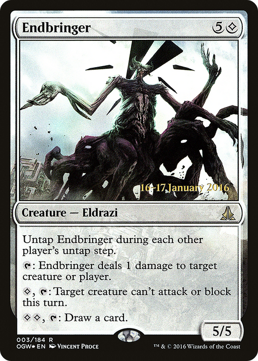 Endbringer (PRE-003) [Oath of the Gatewatch Promos] Foil MTG Single Wizards of the Coast