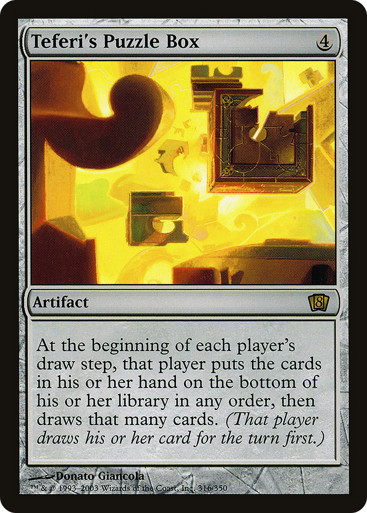 Teferi's Puzzle Box (8ED-316) [8th Edition] Foil MTG Single Wizards of the Coast