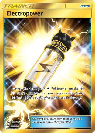 Electropower (Secret) (/214) Holofoil [SM: Lost Thunder] Pokemon Single Pokémon