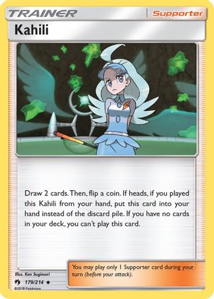 Kahili (179/214) Reverse Holofoil [SM: Lost Thunder] Pokemon Single Pokémon