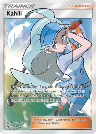 Kahili (Full Art) 210/214 Holofoil [SM: Lost Thunder] Pokemon Single Pokémon
