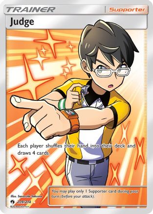 Judge (Full Art) 209/214 Holofoil [SM: Lost Thunder] Pokemon Single Pokémon