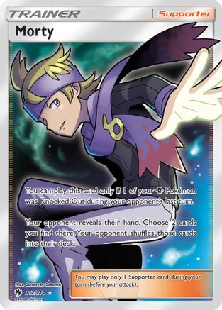 Morty (Full Art) (/214) Holofoil [SM: Lost Thunder] Pokemon Single Pokémon
