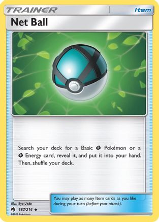 Net Ball (187/214) [SM: Lost Thunder] Pokemon Single Pokémon