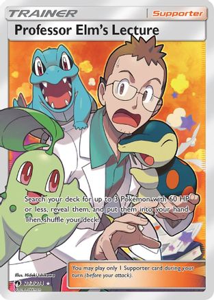 Professor Elm's Lecture (Full Art) 213/214 Holofoil [SM: Lost Thunder] Pokemon Single Pokémon