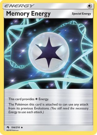 Memory Energy (194/214) Reverse Holofoil [SM: Lost Thunder] Pokemon Single Pokémon