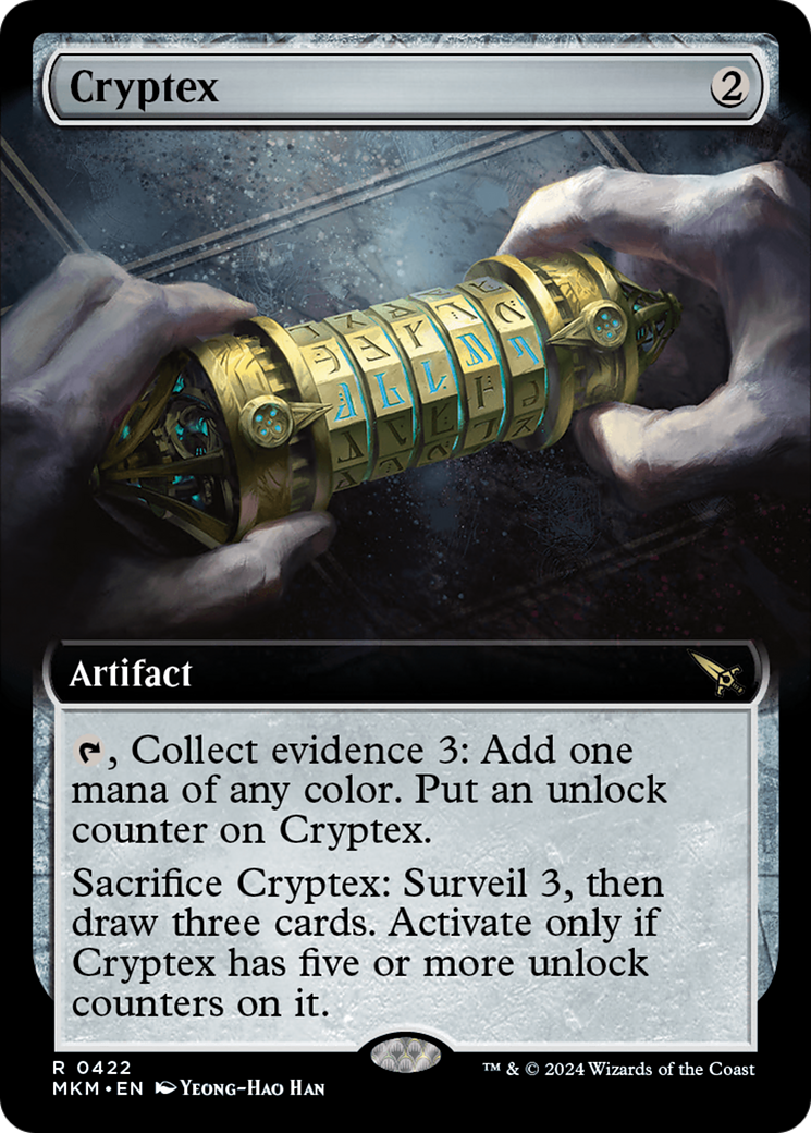 Cryptex (MKM-422) [Murders at Karlov Manor] (Extended Art) MTG Single Wizards of the Coast