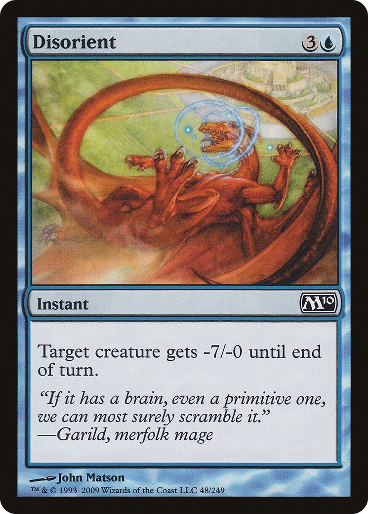 Disorient (M10-048) [Magic 2010] Foil MTG Single Wizards of the Coast