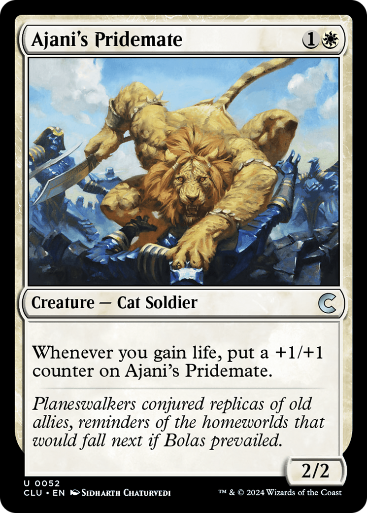 Ajani's Pridemate (CLU-052) [Ravnica: Clue Edition] MTG Single Wizards of the Coast