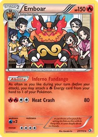 Emboar - 27/113 (Legendary Treasures) () [Misc: Deck Exclusives] Pokemon Single Pokémon
