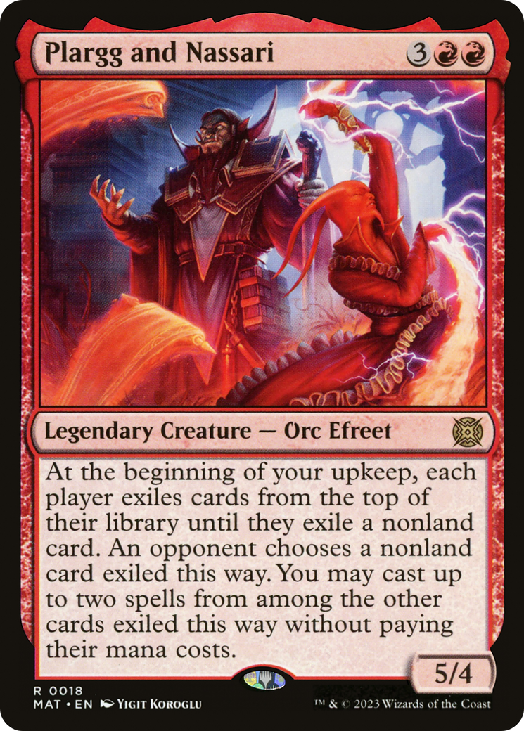 Plargg and Nassari (MAT-018) [March of the Machine: The Aftermath] MTG Single Wizards of the Coast