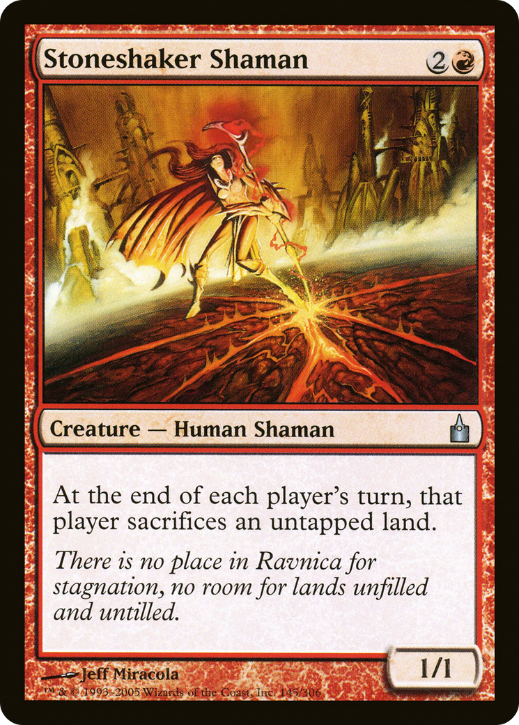 Stoneshaker Shaman (RAV-145) [Ravnica: City of Guilds] Foil MTG Single Wizards of the Coast